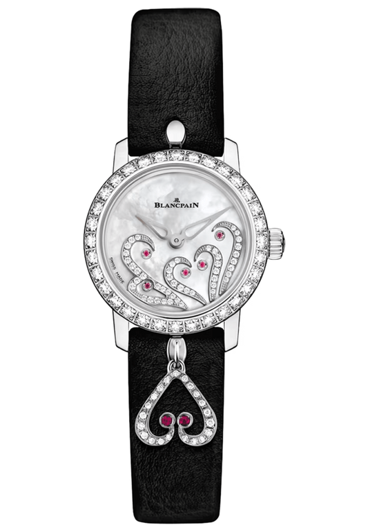 Blancpain Ladybird Ultraplate White Gold Mother of Pearl Diamond Ladies Watch - 0063B 1954 63A