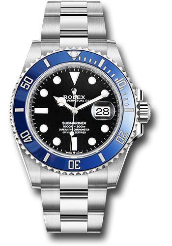 Rolex White Gold Submariner Date Watch - The Blueberry - Blue Bezel - Black Dial - 2020 Release - 126619LB