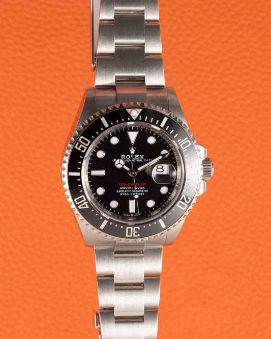 2021 Rolex Sea-Dweller 126600 43mm Stainless Steel / Black Red Letter