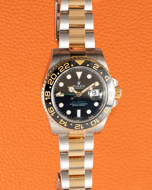 Rolex 116713LN GMT Master II Two Tone 18k Gold 40mm 2010