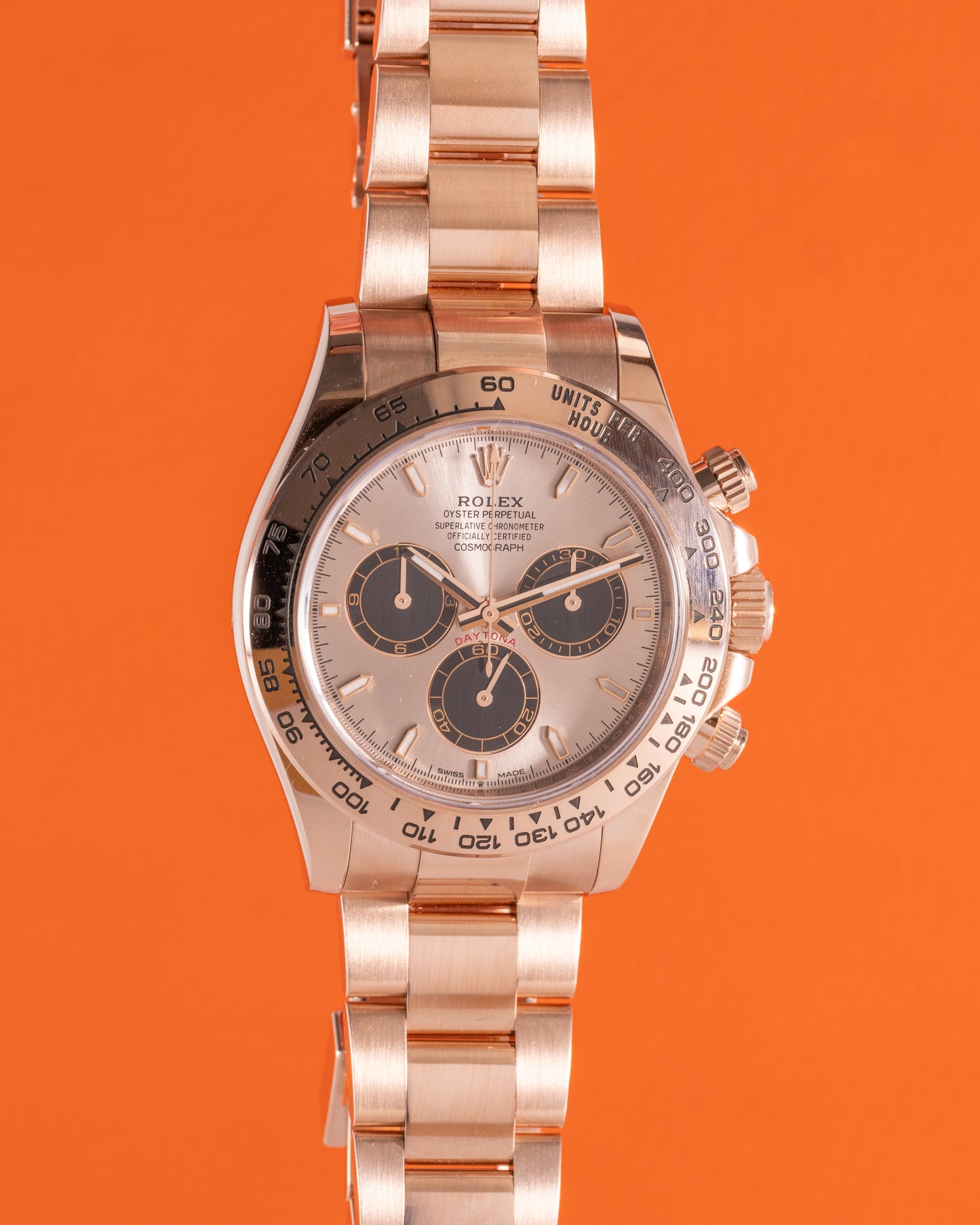 Rolex Cosmograph Daytona 40mm 126505 Rose Gold with Sunburst Dial 2024