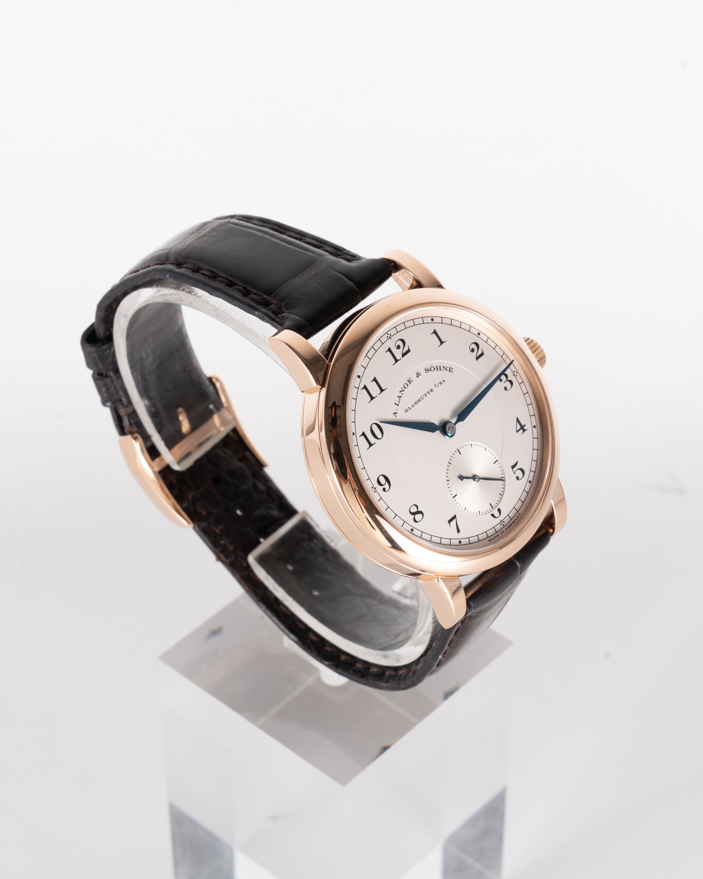 A. Lange & Söhne 1815 40mm Small seconds 233.032 18k Rose Gold Silver dial