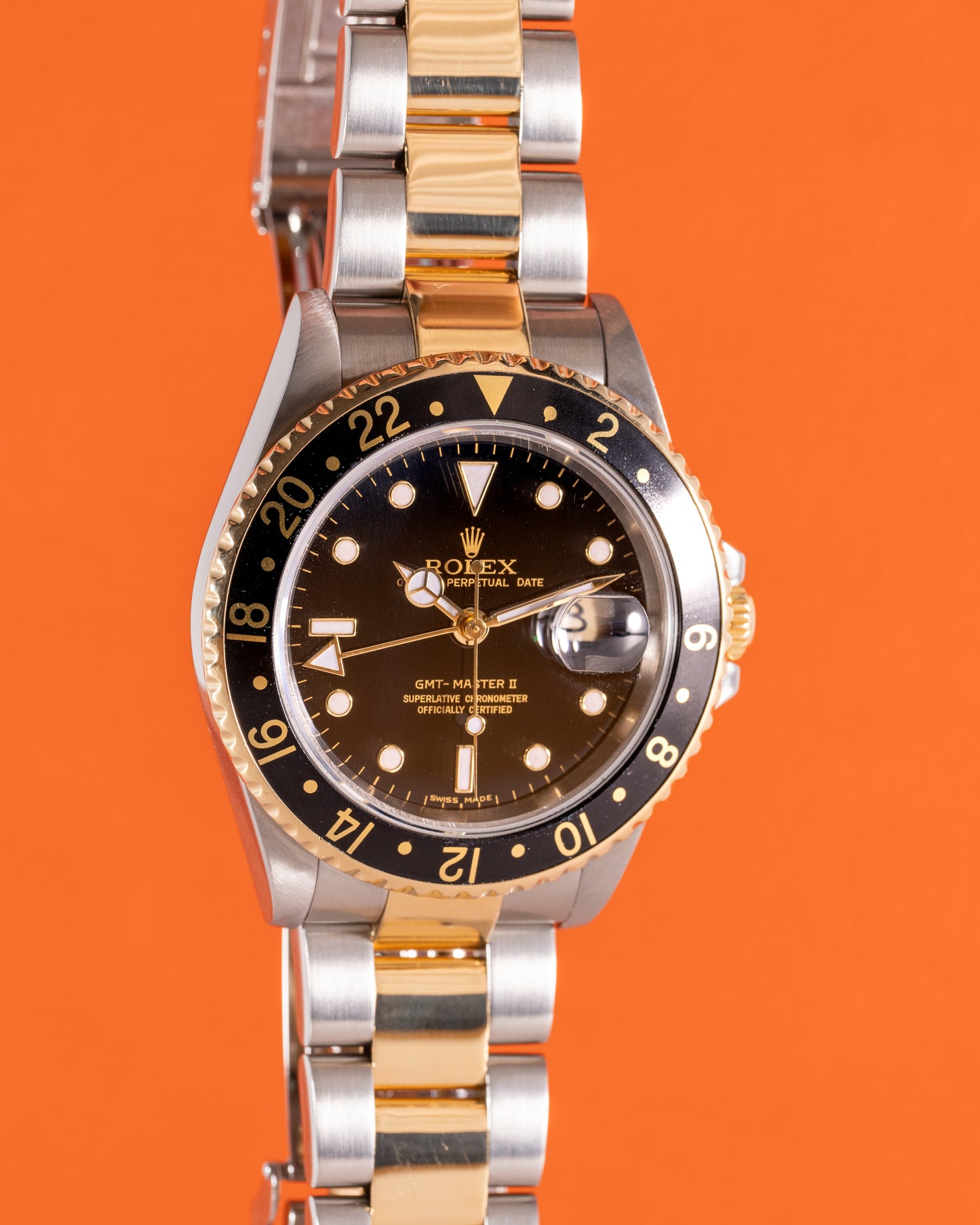 Rolex GMT Master II 40mm 16713T Two Tone Yellow Gold