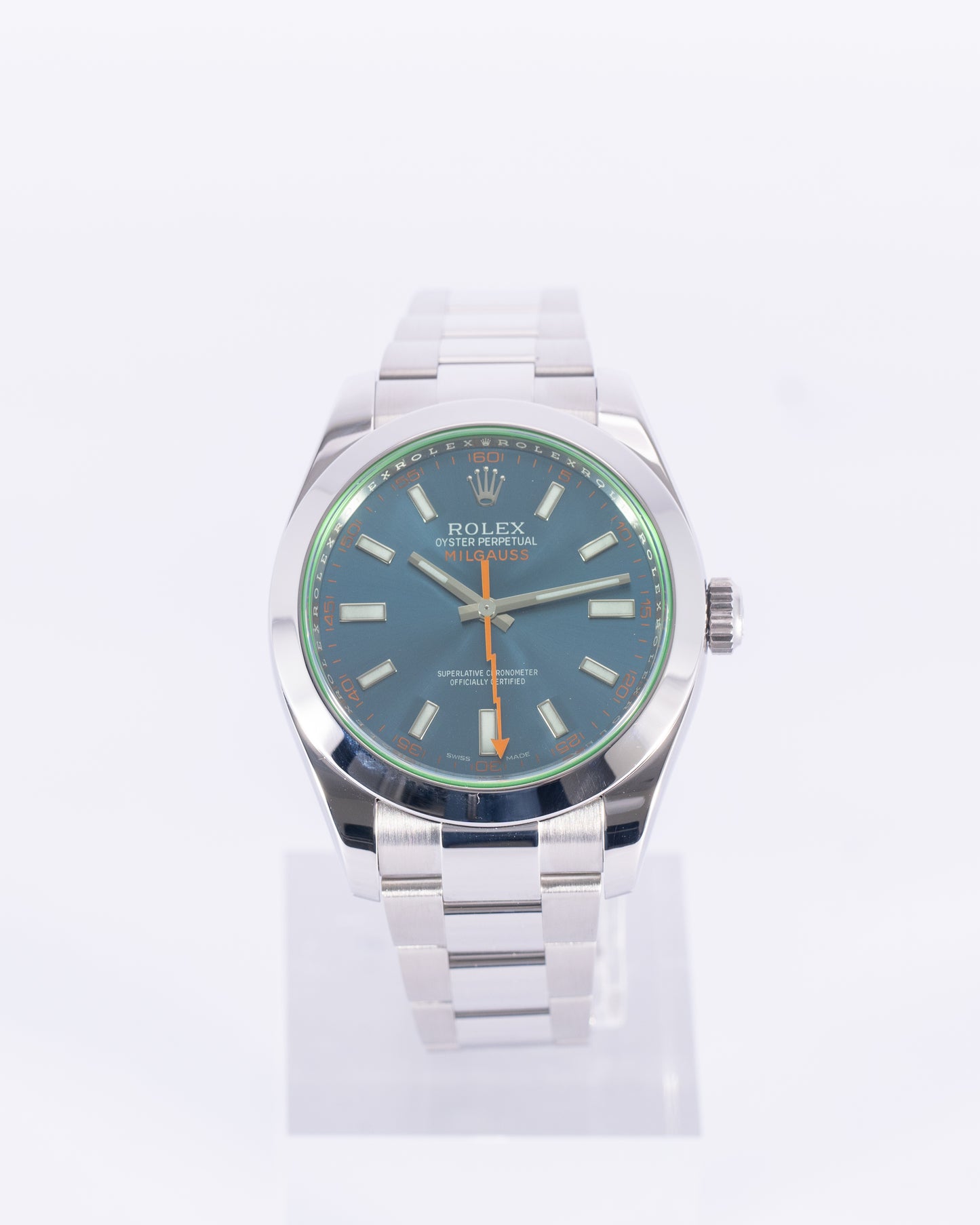 Rolex Milgauss 40mm 116400GV Z-Blue Dial