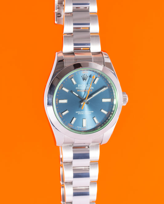 Rolex Milgauss 40mm 116400GV Z-Blue Dial