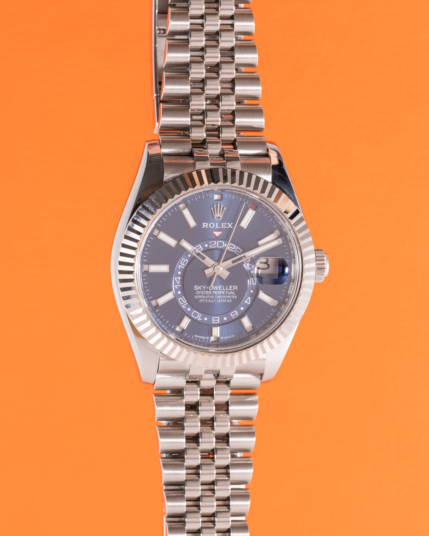 Rolex Sky-dweller 42mm 336934 Blue Dial on Jubilee 2023