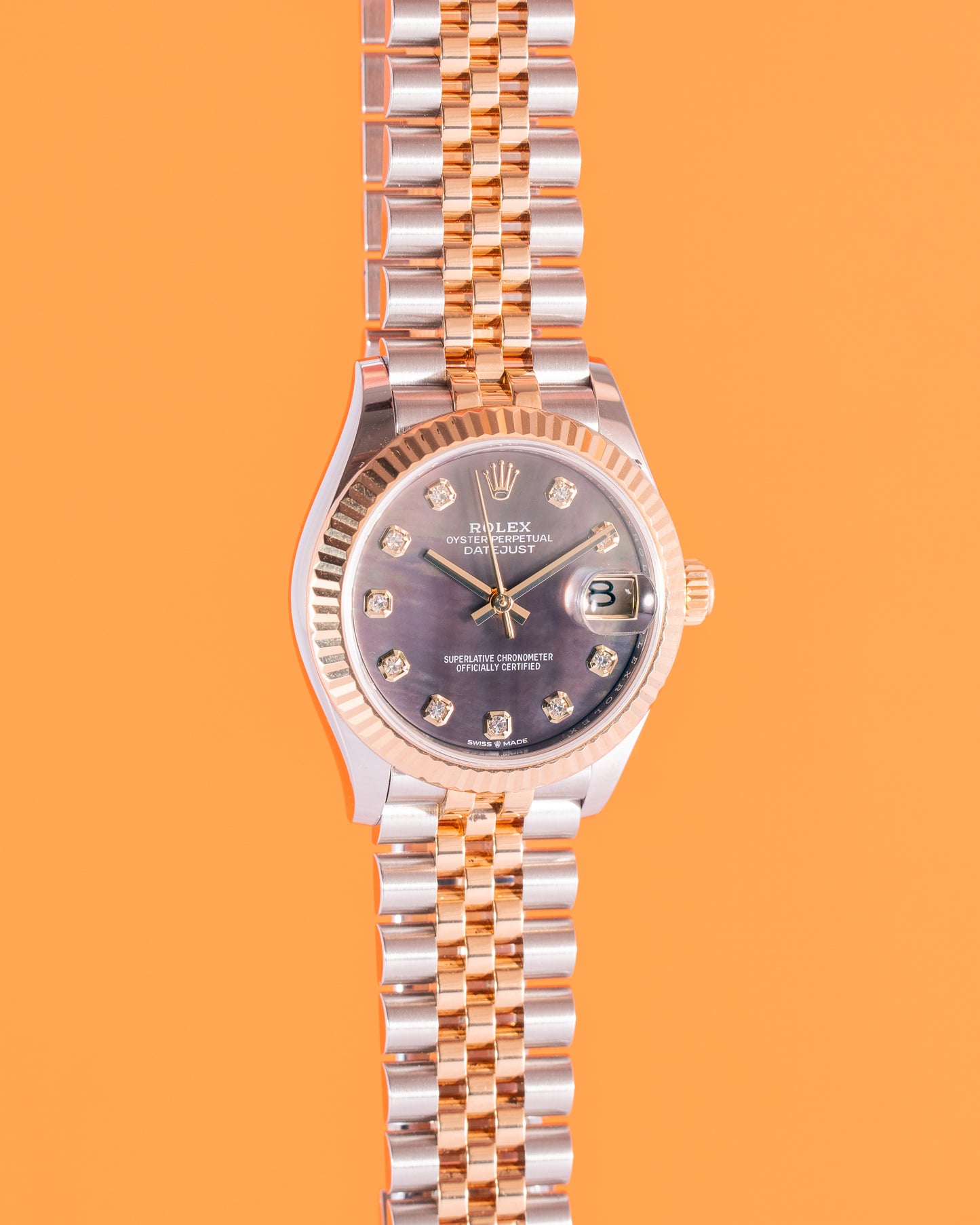 Rolex Datejust 31mm 278273-0024 Two Tone Yellow, Fluted with Mother Of Pearl Diamond Marker 2020