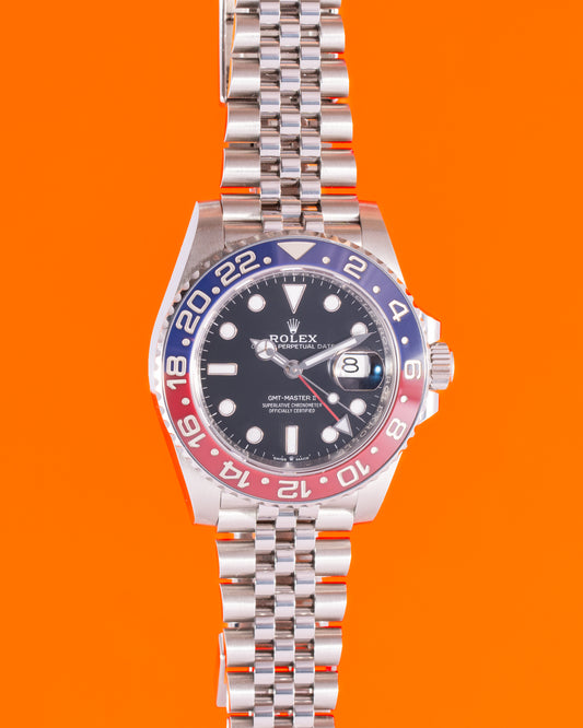 Rolex GMT Master II 40mm 126710BLRO Pepsi on Jubilee 2019