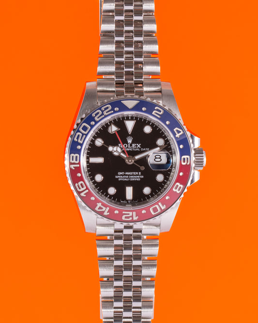 Rolex GMT Master II 40mm 126710BLRO Pepsi on Jubilee 2018