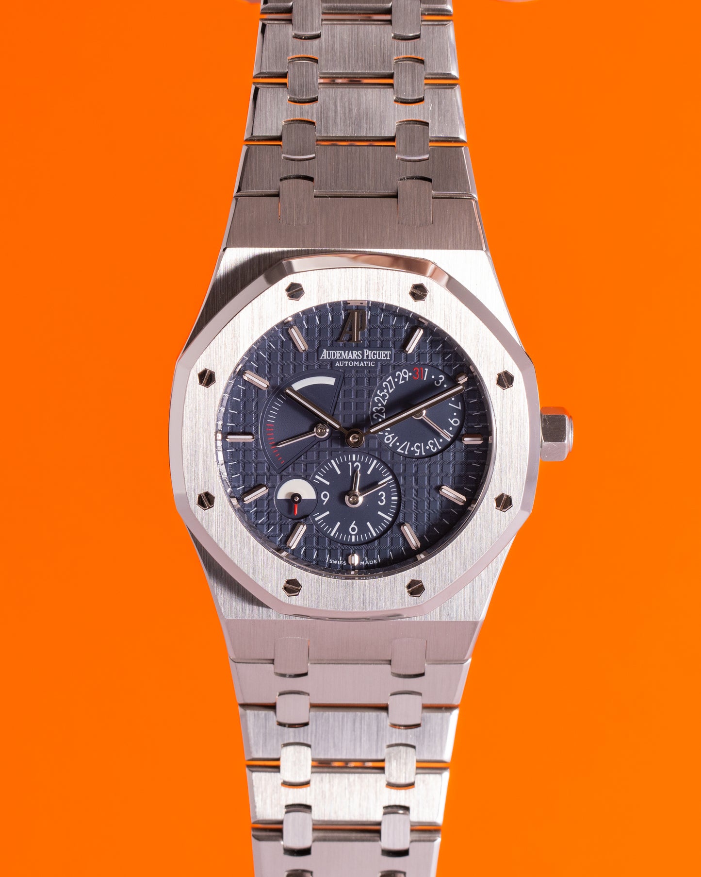 Audemars Piguet Royal Oak 39mm 26120ST.OO.1220ST.02 Dual Time Blue