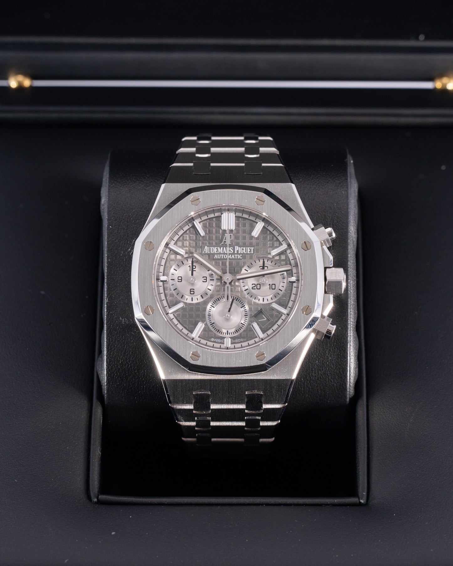 Audemars Piguet Royal Oak 38mm 26315ST.OO.1256ST.02 Silver / Gray Dial Chronograph 2020