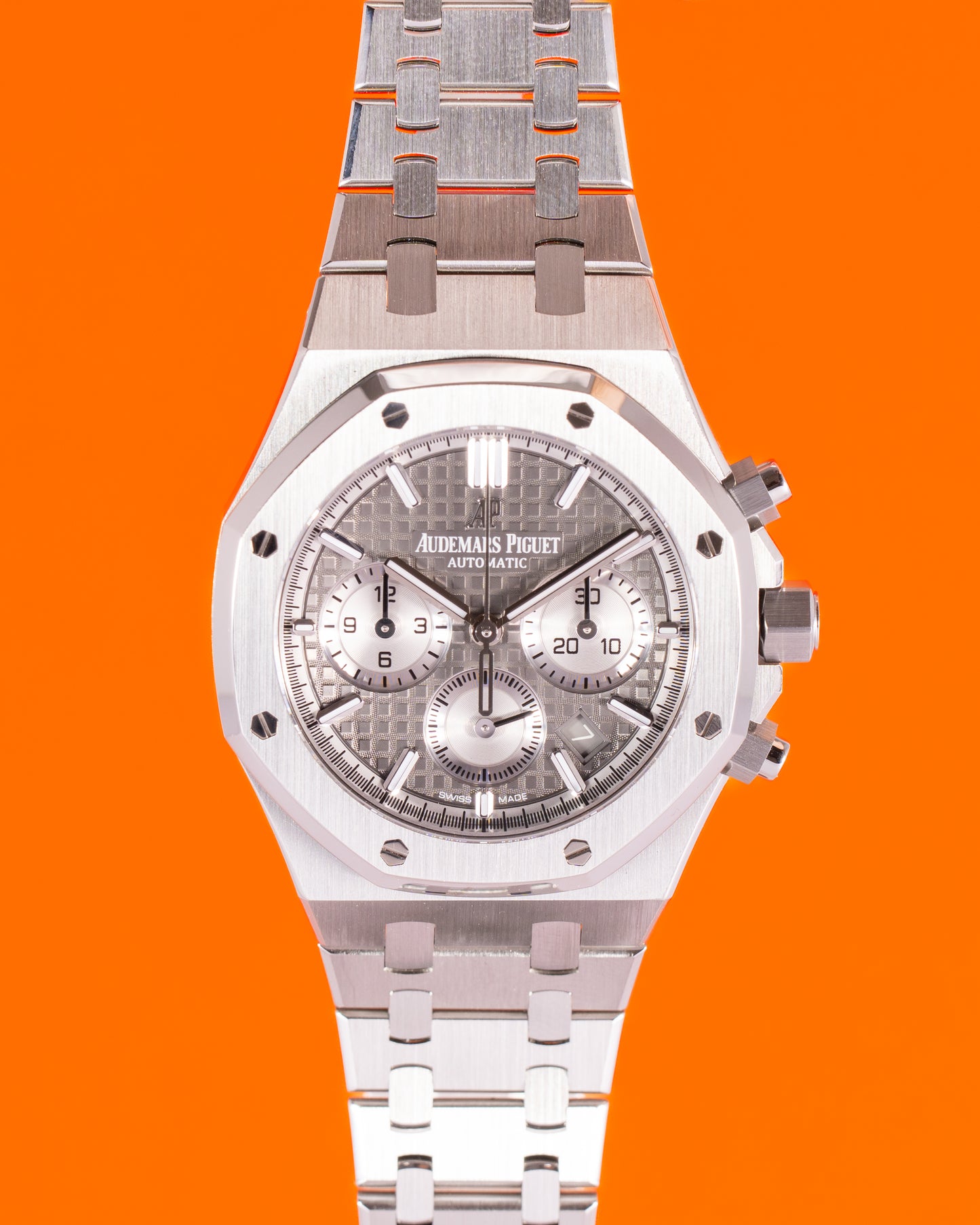 Audemars Piguet Royal Oak 38mm 26315ST.OO.1256ST.02 Silver / Gray Dial Chronograph 2020