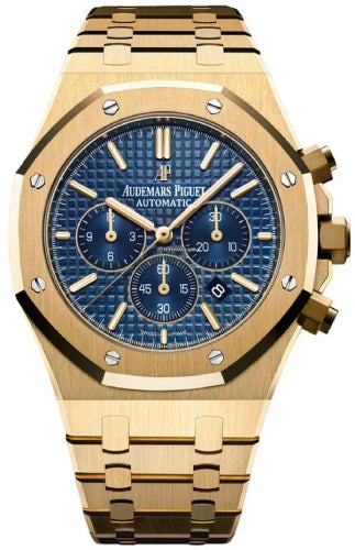 Audemars Piguet Royal Oak Chronograph Yellow Gold 41mm Blue Dial | 26320BA.OO.1220BA.02