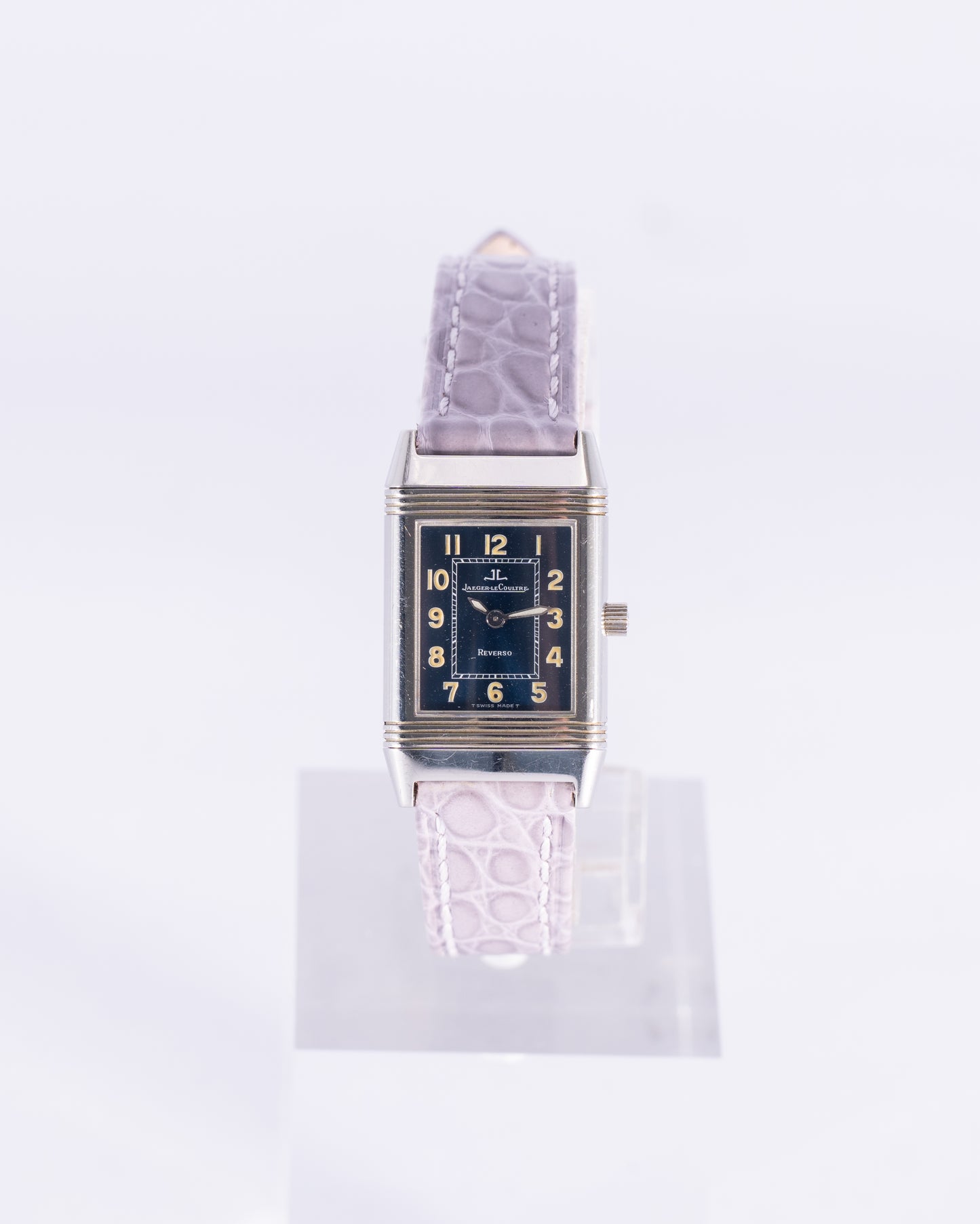 Jaeger LeCoultre Reverso 20mm 260.8.08 Blue Dial Ladie's Watch