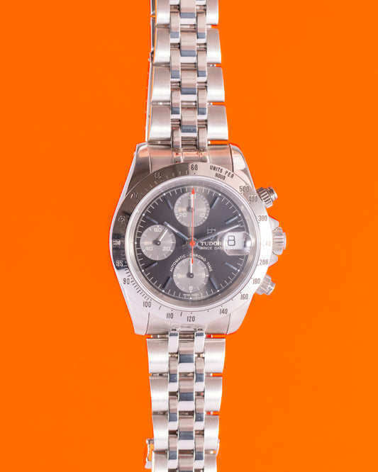 Tudor Tiger Prince Date Chronograph 40mm 79280 Gray Dial