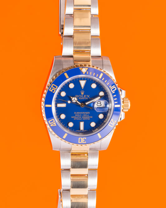 Rolex Submariner 116613LB 40mm Flat Blue Bluesy G serial