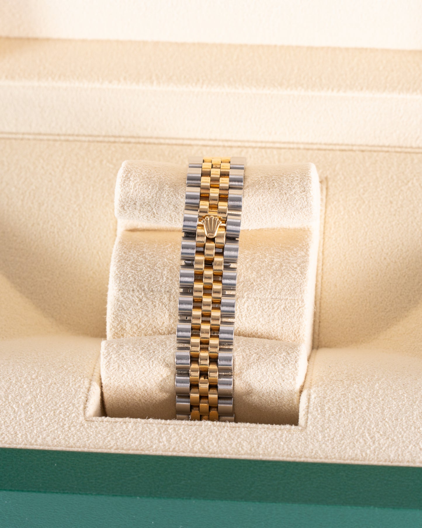 Rolex Datejust 31mm 178383-0005 Green Dial with Factory Diamond Bezel Two Tone Yellow 2013