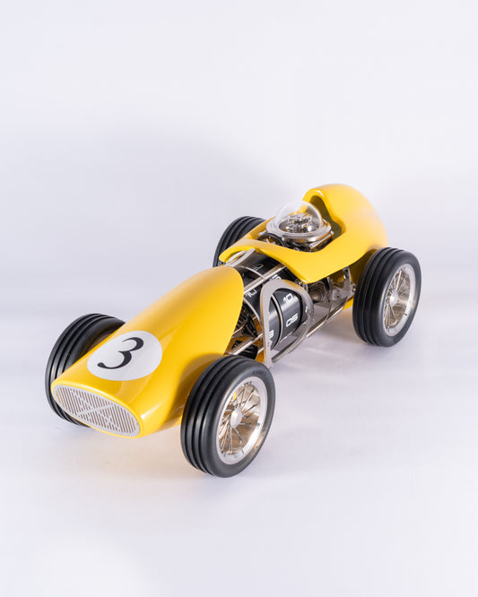 L'epee 1839 Time Fast D8 by George Foster Clock Car Yellow