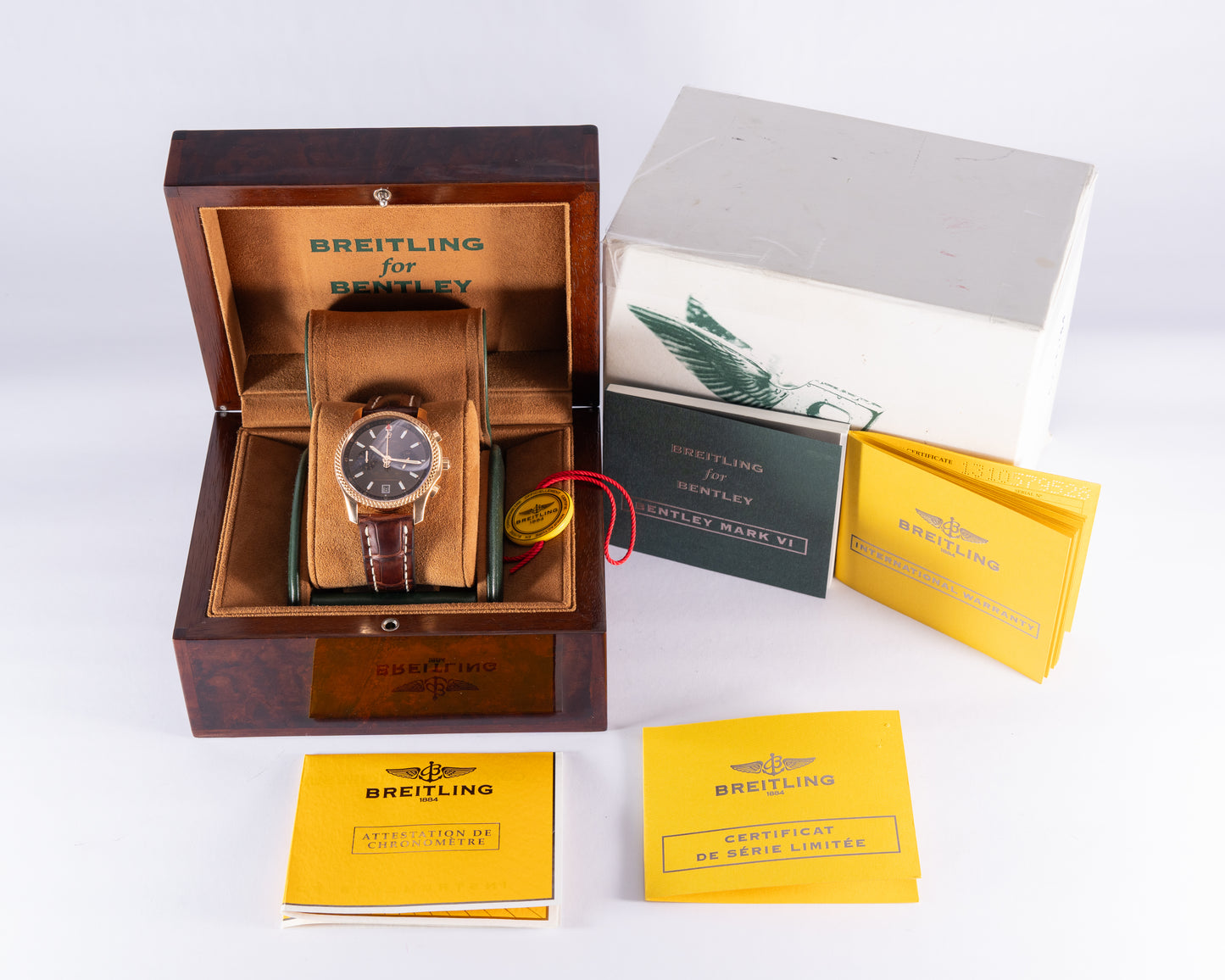 Breitling Bentley Mark VI Rose Gold Limited Edition R2636212/Q541 dated 2007