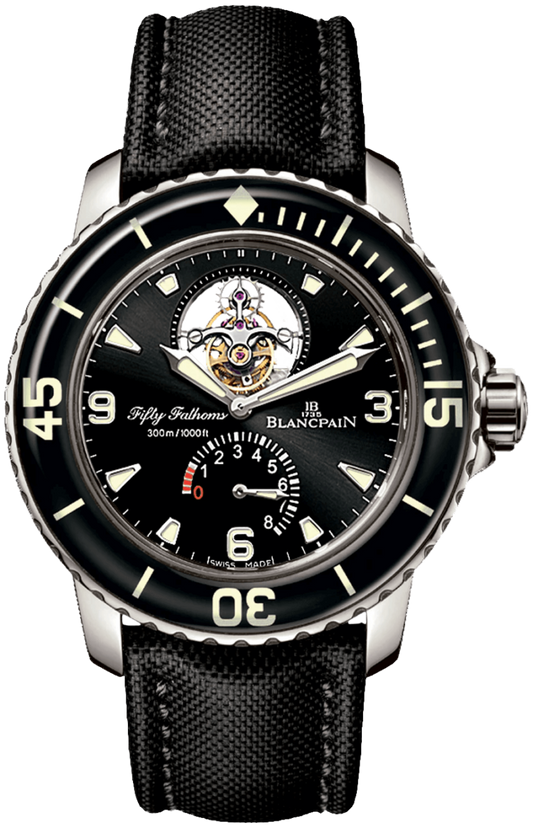 Blancpain Fifty Fathoms Tourbillon 8 Jours White Gold Men's Watch - 5025 1530 52A