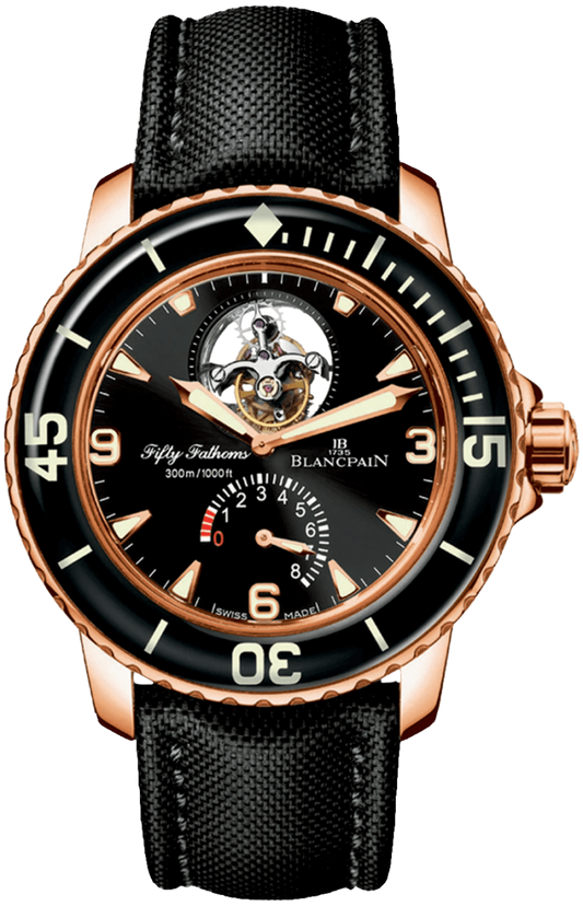 Blancpain Fifty Fathoms Tourbillon 8 Jours Red Gold Men's Watch - 5025 3630 52A