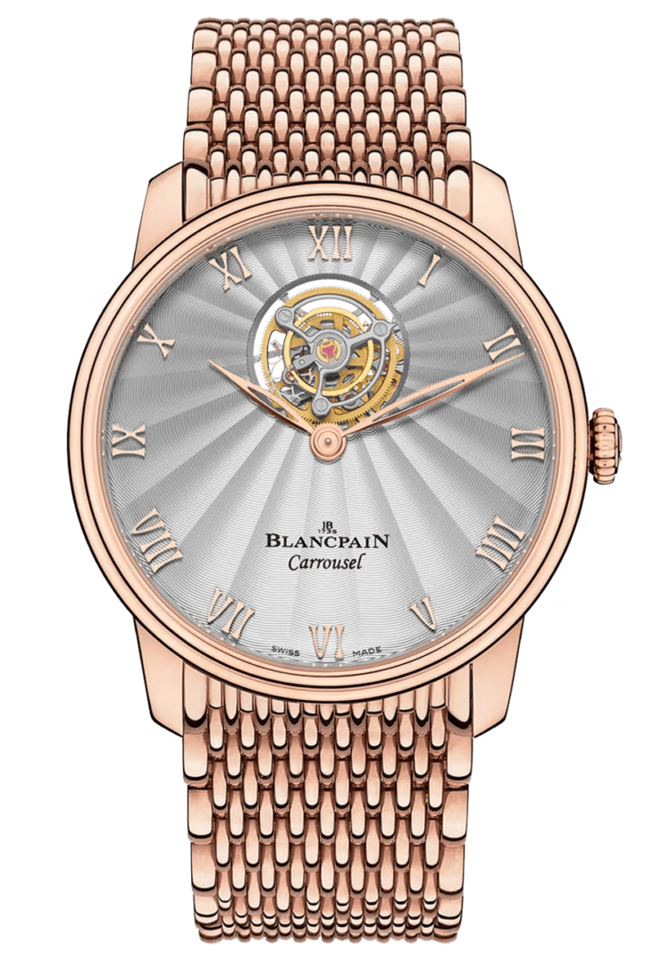 Blancpain Villeret Carrousel Volant Une Minute Red Gold Men's Watch - 66228 3642 MMB