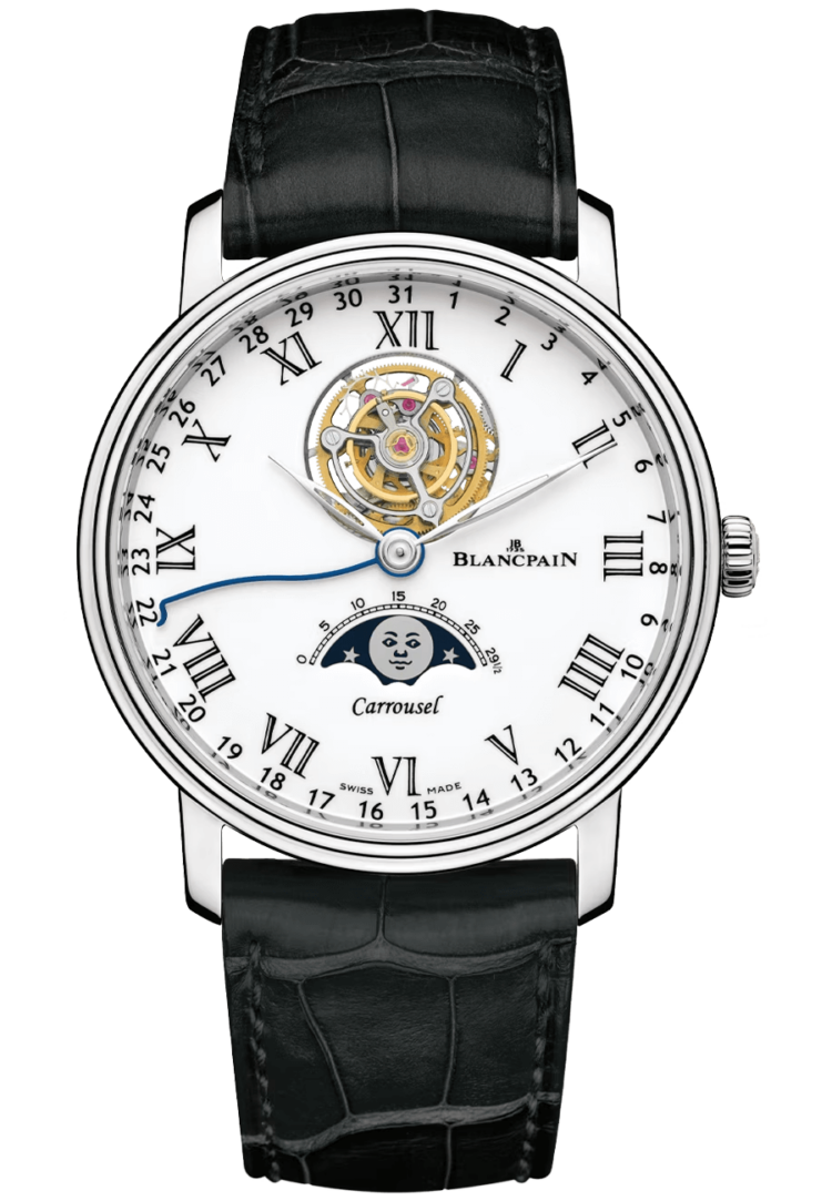 Blancpain Villeret Carrousel Phases de Lune Limited Edition Men's Watch - 6622L 3431 55B