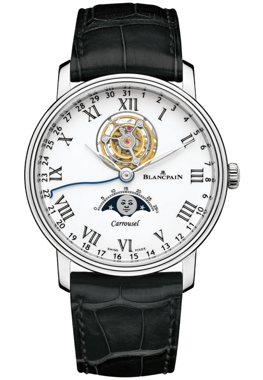 Blancpain Villeret Carrousel Phases de Lune Limited Edition Men's Watch - 6622L 3431 55B