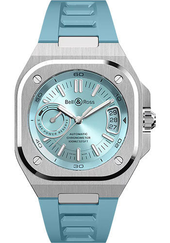 Bell & Ross BR-X5 Ice Blue Steel - Rubber Strap