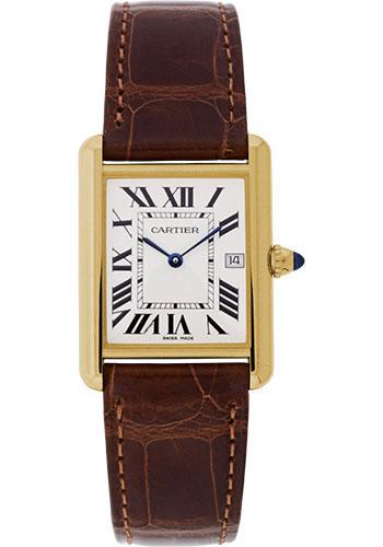 Cartier Tank Louis Cartier Watch - Large Yellow Gold Case - Alligator Strap - W1529756