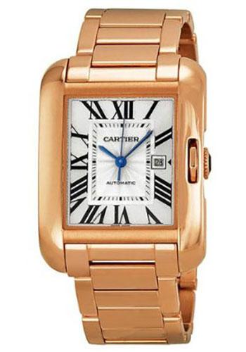 Cartier Tank Anglaise Watch - Medium Pink Gold Case - W5310003