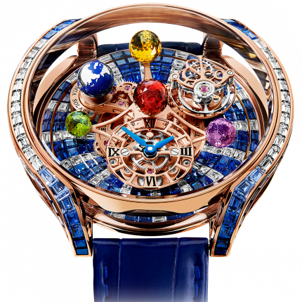 Jacob & Co. Astronomia Solar Baguette Diamonds And Blue Sapphires 47 mm AS900.40.AB.UA.A