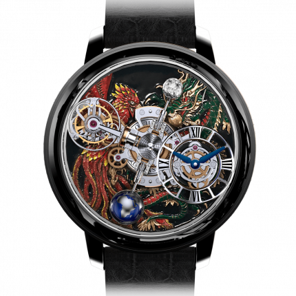 Jacob & Co. Astronomia Dragon & Phoenix Black Gold 50 mm AT100.31.AC.UA.B