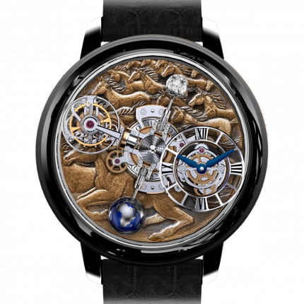 Jacob & Co. Astronomia Tourbillon Stallion Black 50 mm AT100.40.HA.UA.A