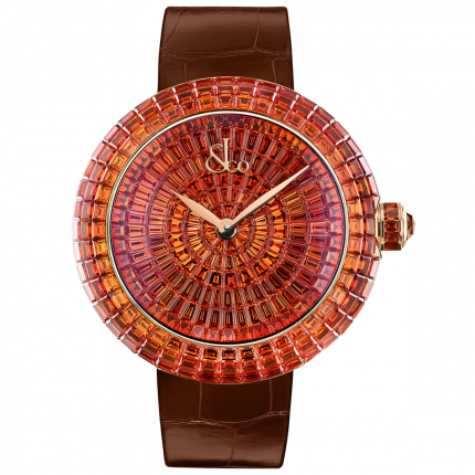 Jacob & Co. Brilliant Full Baguette Orange Sapphires 44 mm BA534.40.BO.BO.A