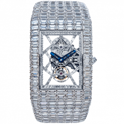 Jacob & Co. Billionaire III Baguette White Diamonds 54 x 43 mm BL115.30.BD.AA.A30BD