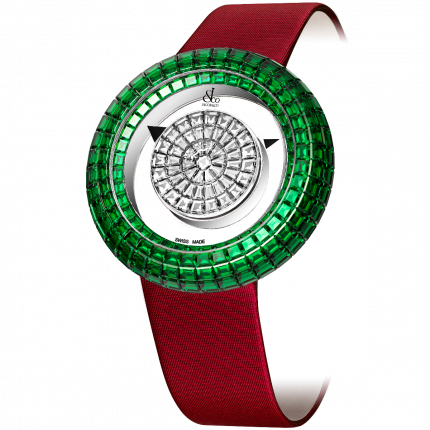 Jacob & Co. Brilliant Mystery Baguette Diamond And Emeralds 38 mm BM526.30.BE.BD.ABSAA