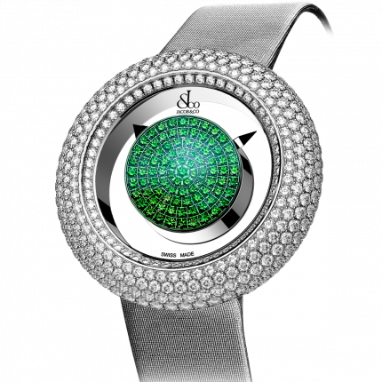 Jacob & Co. Brilliant Mystery Pave Diamonds And Tsavorites 38 mm BM526.30.RD.AB.A