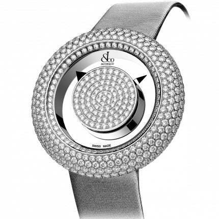 Jacob & Co. Brilliant Mystery Pave Diamonds White Gold 44 mm BM556.30.RD.RD