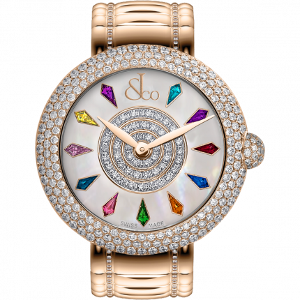 Jacob & Co. Brilliant Half Pave Rose Gold Couture 44 mm BQ030.40.RH.KR.A40RA