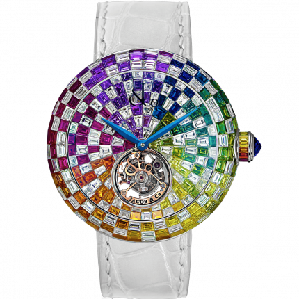 Jacob & Co. Brilliant Flying Tourbillon Arlequino Multi Color III 47 mm BT543.30.HX.HX.B