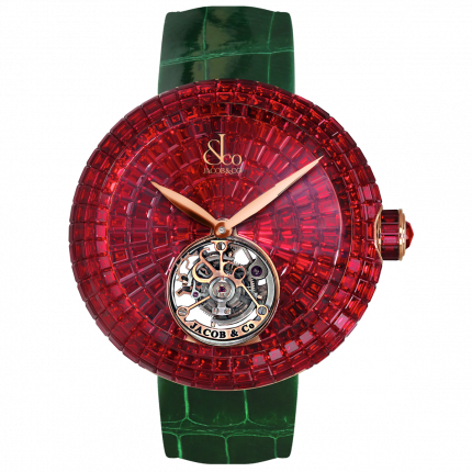 Jacob & Co. Brilliant Flying Tourbillon Baguette Ruby 47 mm BT543.40.BR.UA.B