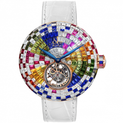 Jacob & Co. Brilliant Flying Tourbillon Arlequino Multi Color II 47 mm BT543.30.HX.HX.A