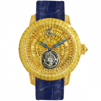 Jacob & Co. Caviar Tourbillon Baguette Yellow Diamonds 47 mm CV201.50.BY.BY.A