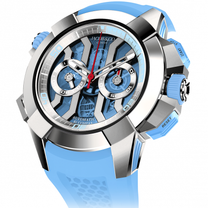 Jacob & Co. Epic X Chrono Titanium Sky Blue 47 mm EC323.20.AA.AA.A