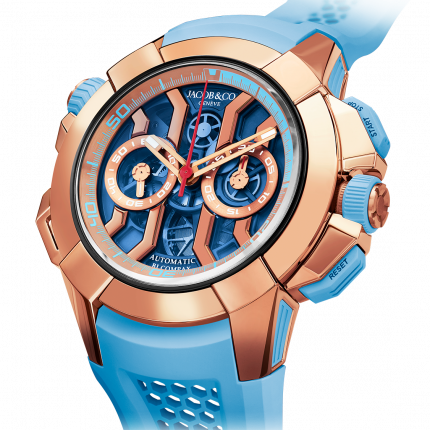 Jacob & Co. Epic X Chrono Sky Blue 47 mm EC323.42.AA.AA.BBRUA