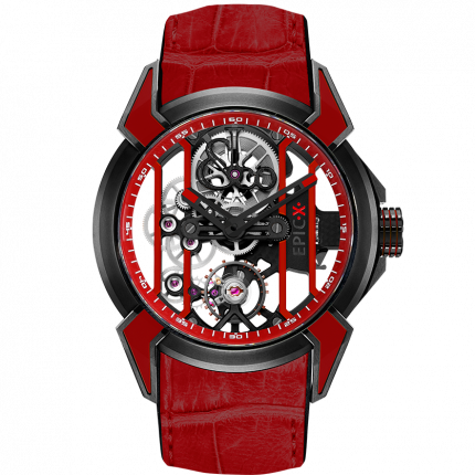 Jacob & Co. Epic X Racing Black Titanium Red Neoralithe Inserts & Inner Ring EX100.21.RR.RW.A