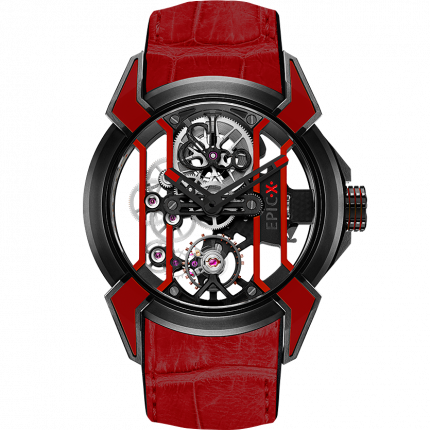 Jacob & Co. Epic X Racing Black Titanium Red Neoralithe Inserts 44 mm EX100.21.RR.RW.A