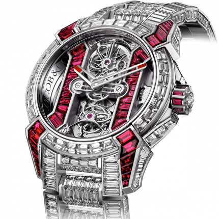 Jacob & Co. Epic X Tourbillon Bracelet Rubies & Diamonds 44 mm EX500.30.BD.BR.A30BA