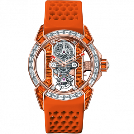 Jacob & Co. Epic X Tourbillon Baguette Orange Sapphires 44 mm EX500.40.BD.BO.A